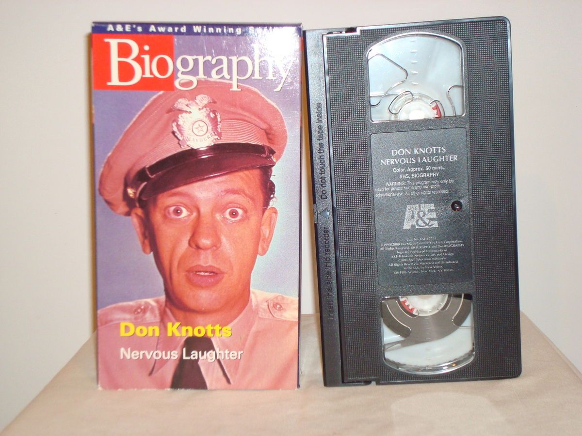 home page  Listed as Biography Don Knotts (VHS, 2000) in category