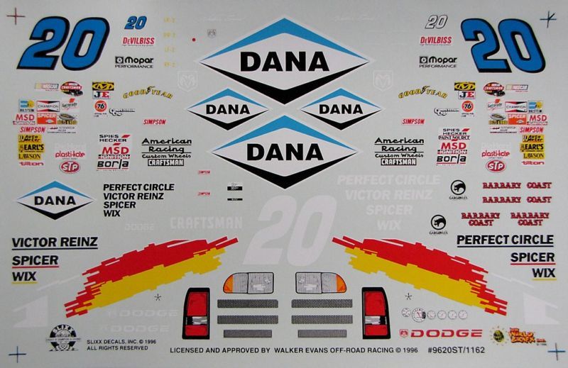  20 Walker Evans 1996 Dana Dodge Truck