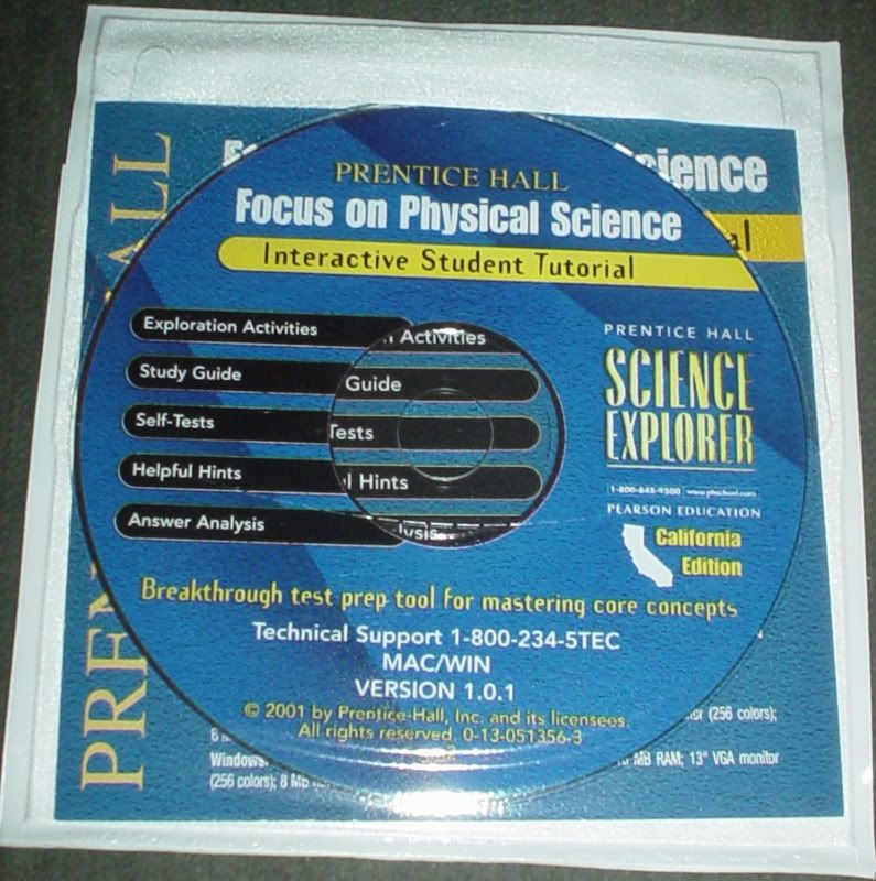 Prentice Hall Physical Science 8th CD ROM Tests Answers