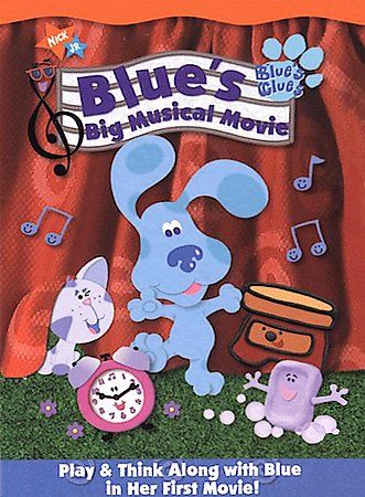 Blues Clues Blues Big Musical Movie DVD 2000 Sensormatic DVD 2000