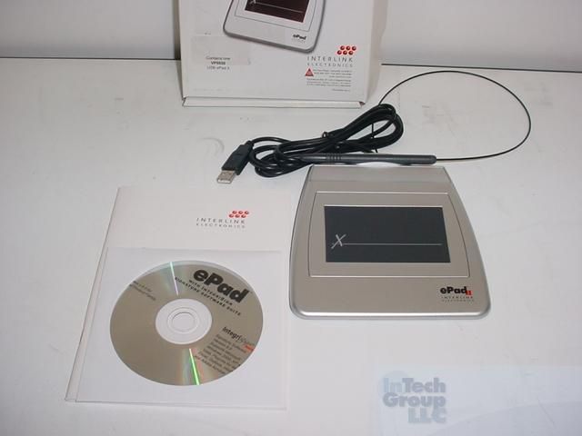 INTERLINK VP9851 EPAD II USB WITH INTEGRISIGN DESKTOP SOFTWARE