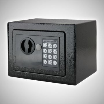 New Black Digital Electronic Safe Box Keypad Lock Home Office Hotel