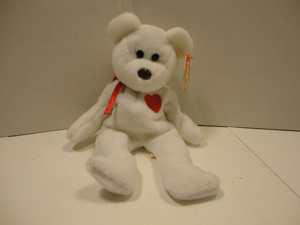 Ty Beanie Babies Bear Original 1991 Valentino Italy Valentines Day