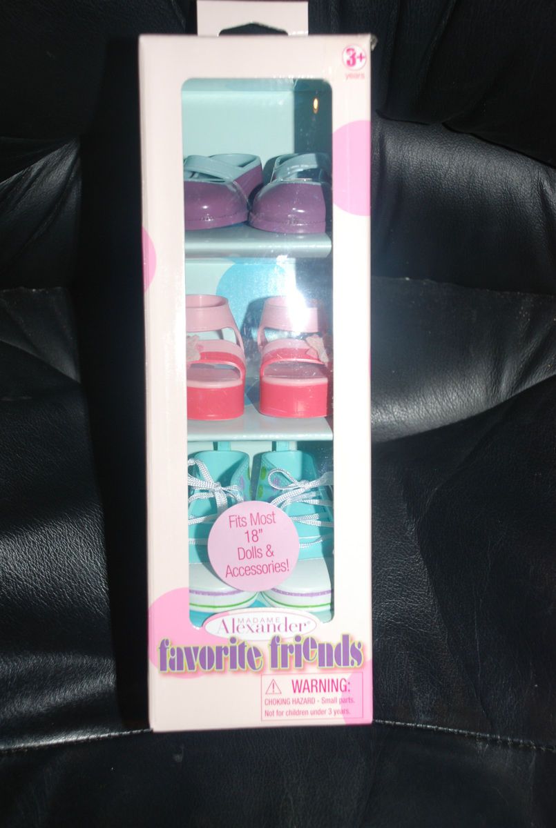  Out Shoe Pack for Favorite Friends 18 Madame Alexander Dolls