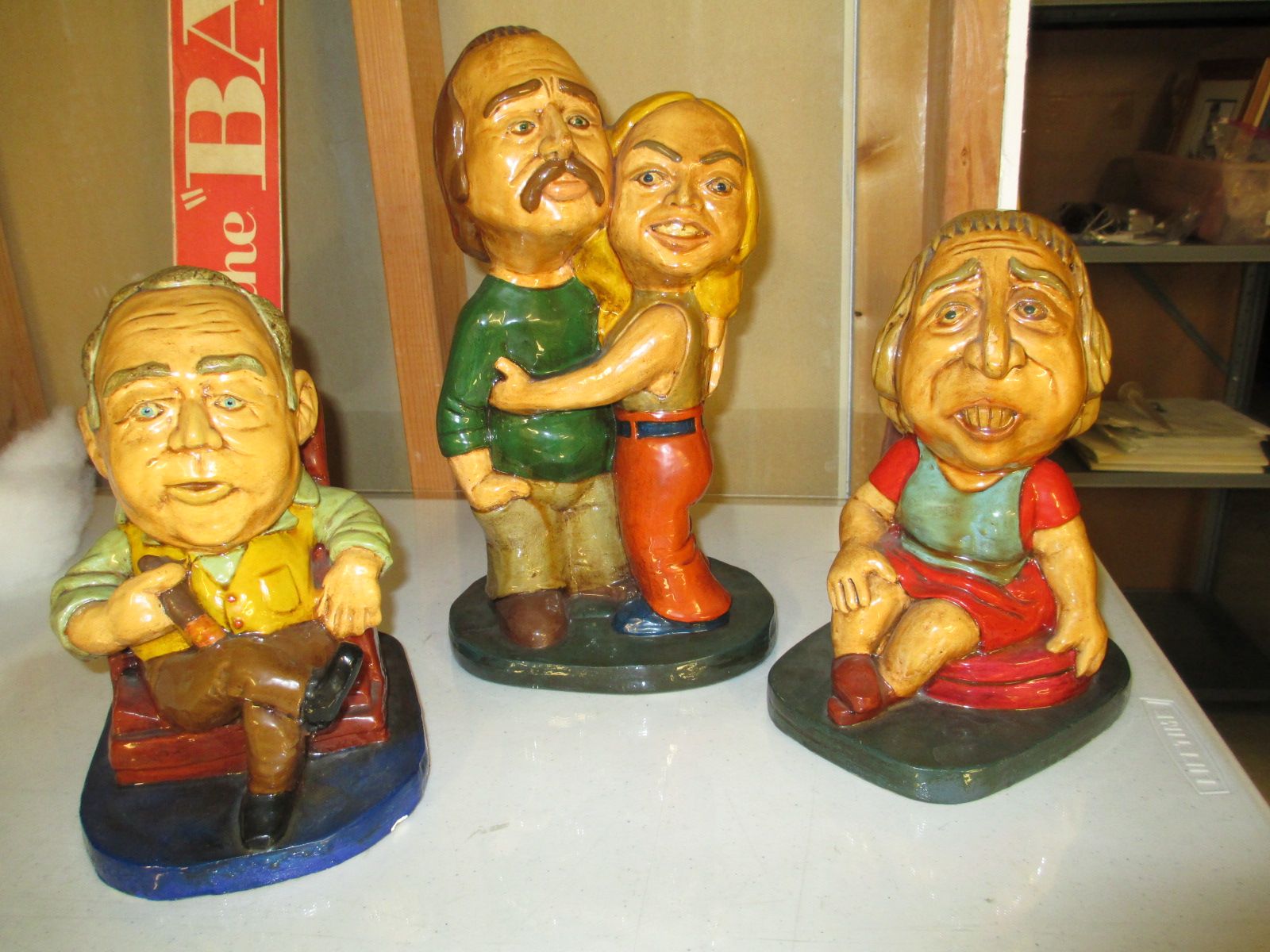 All in The Family 1973 Continental Esco Archie Bunker TV Statue Figure