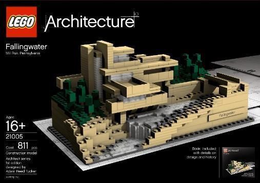  Architecture New in Box Falling Water Frank Lloyd Wright Toy