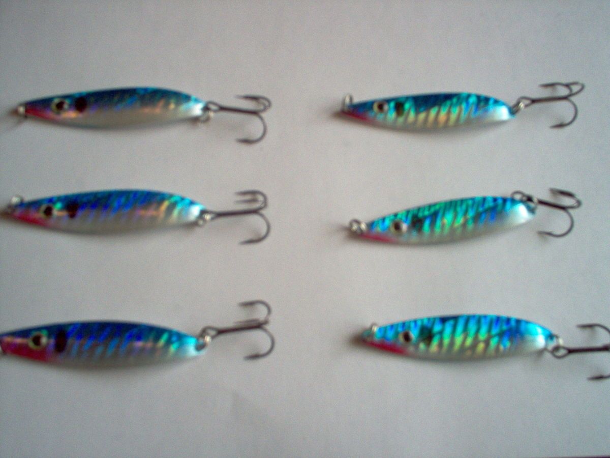 Fishing Tackle Baits LURES JIGS WORMS GRUBS JIGGING SPOONS BLUE