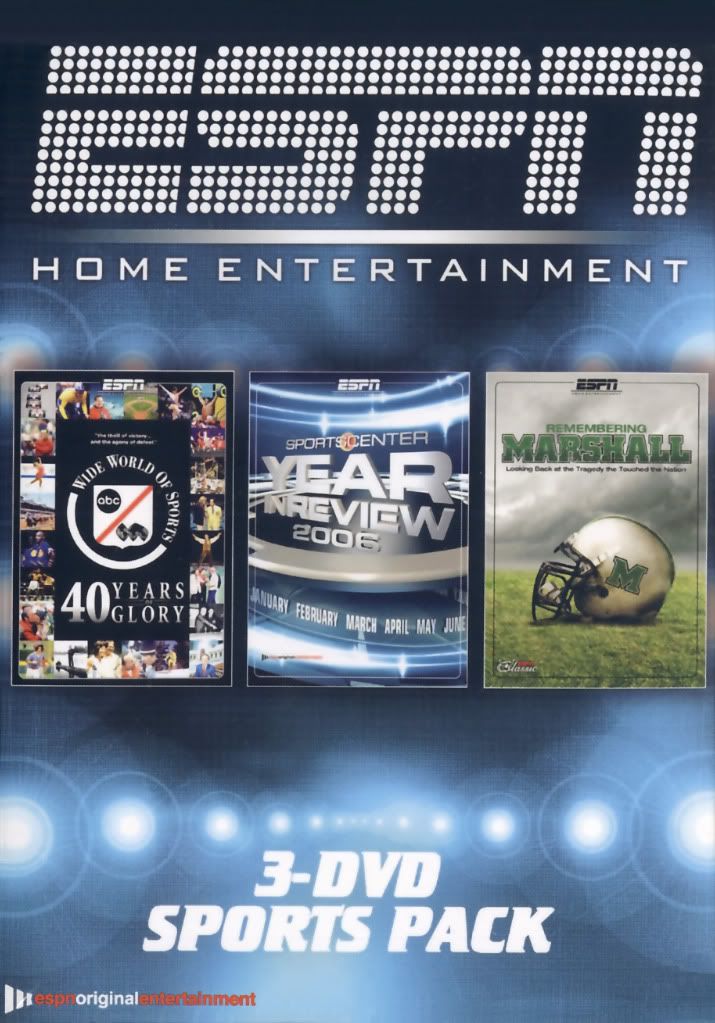 ESPN Home Entertainment 3 DVD Sports Pack DVD 2007