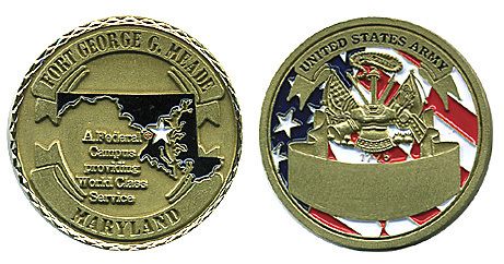 Army Fort George G Meade MD Challenge Coin