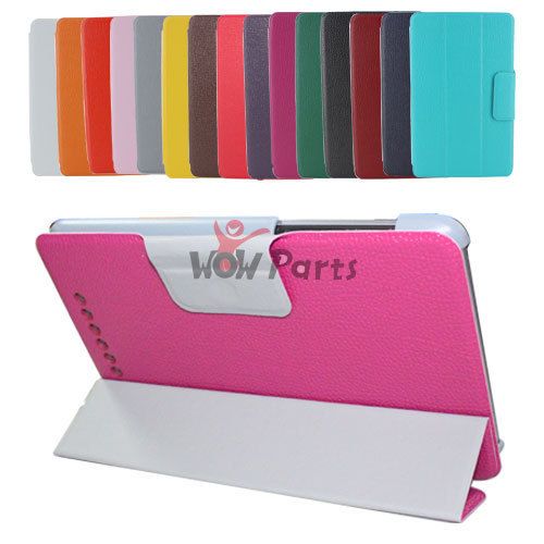 PU Leather Folio Stand Case Cover for Google Nexus 7 inch 7 Tablet