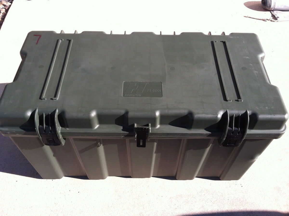 Hardigg TL500I Case Tuff Box Military Foot Locker