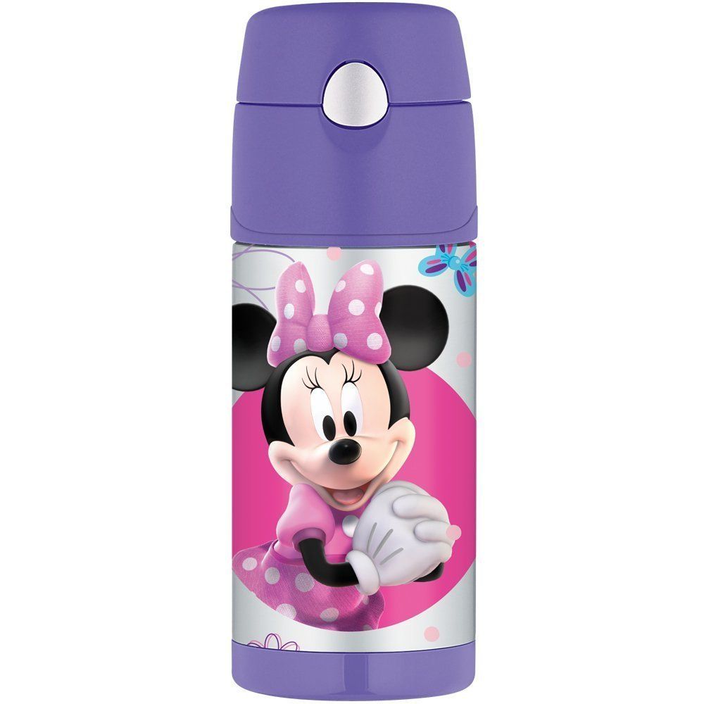Thermos Funtainer Drink Bottle Minnie Mouse 12 Ounce