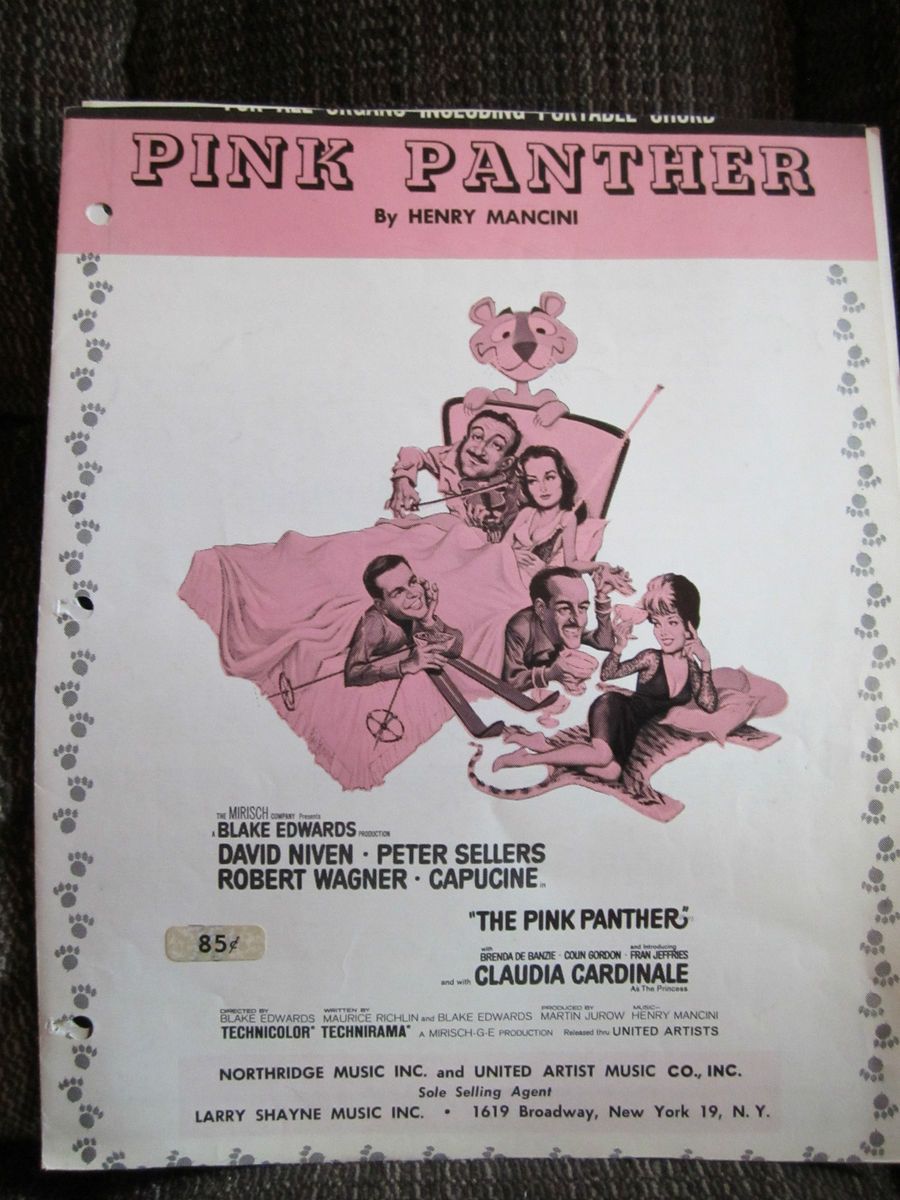Pink Panther Sheet Music