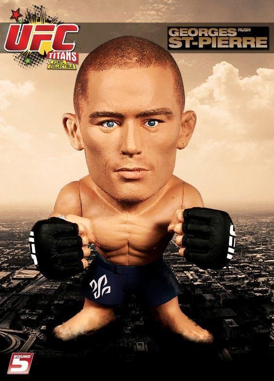 Georges St Pierre Round 5 UFC Series 1 Titans Vinyl Action Figure Toy