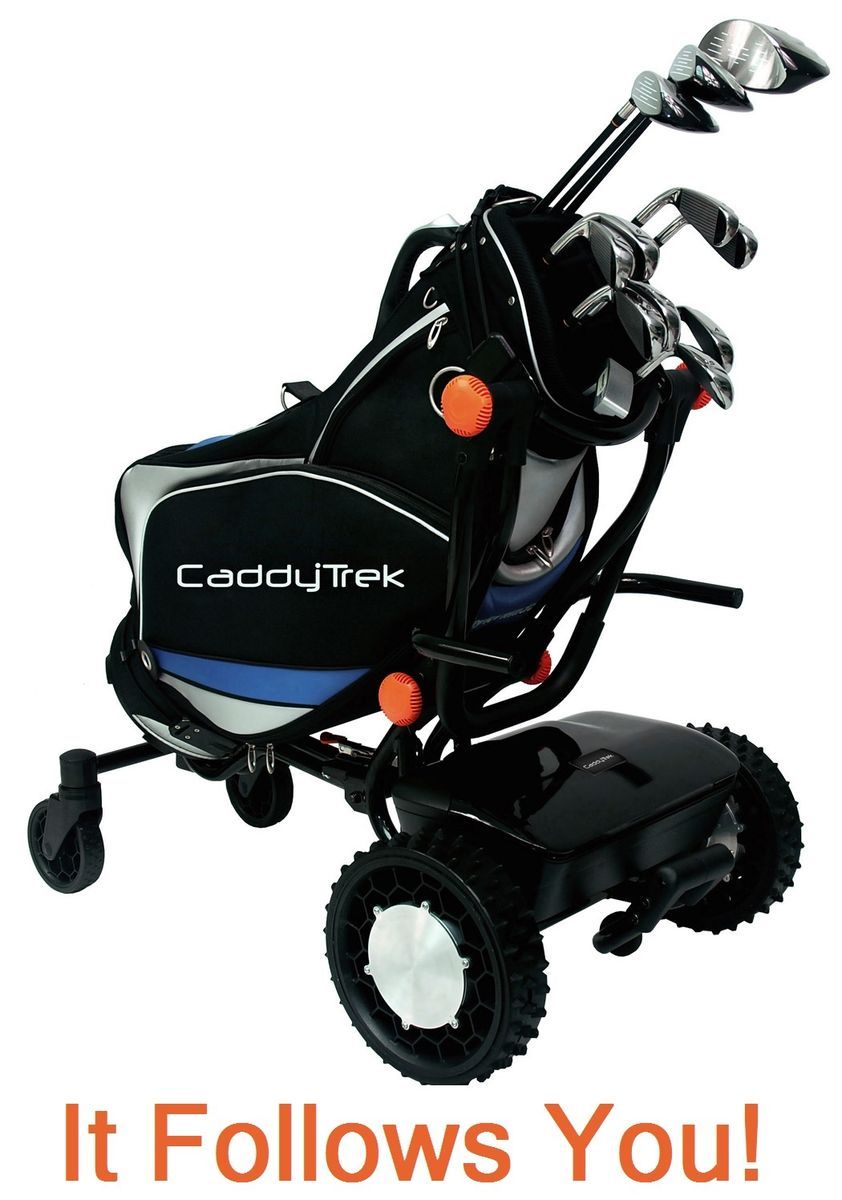 Caddytrek Follow and Remote Control Electric Golf Trolley Cart Caddy
