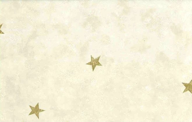 Wallpaper Metallic Gold Stars Cream Soft Stucco Textured Finish