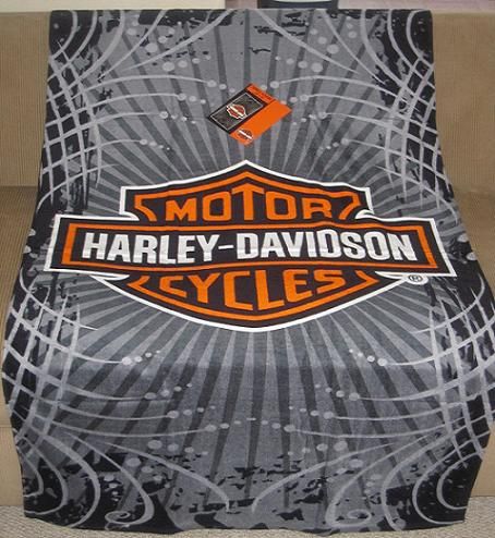 New Vibe Harley Davidson Logo Shield Motorcycle Bath Beach Pool Gift