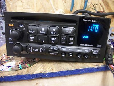 Stereo Radio Chevy GMC Blazer S10 Jimmy S15 1998 Opt UPO