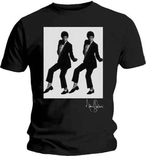 Michael Jackson Silver Glitter T Shirt New Medium