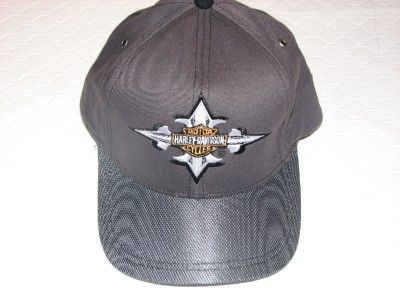 Harley Davidson 2 Tone Gray Mystic Embroidered Baseball Hat Cap New