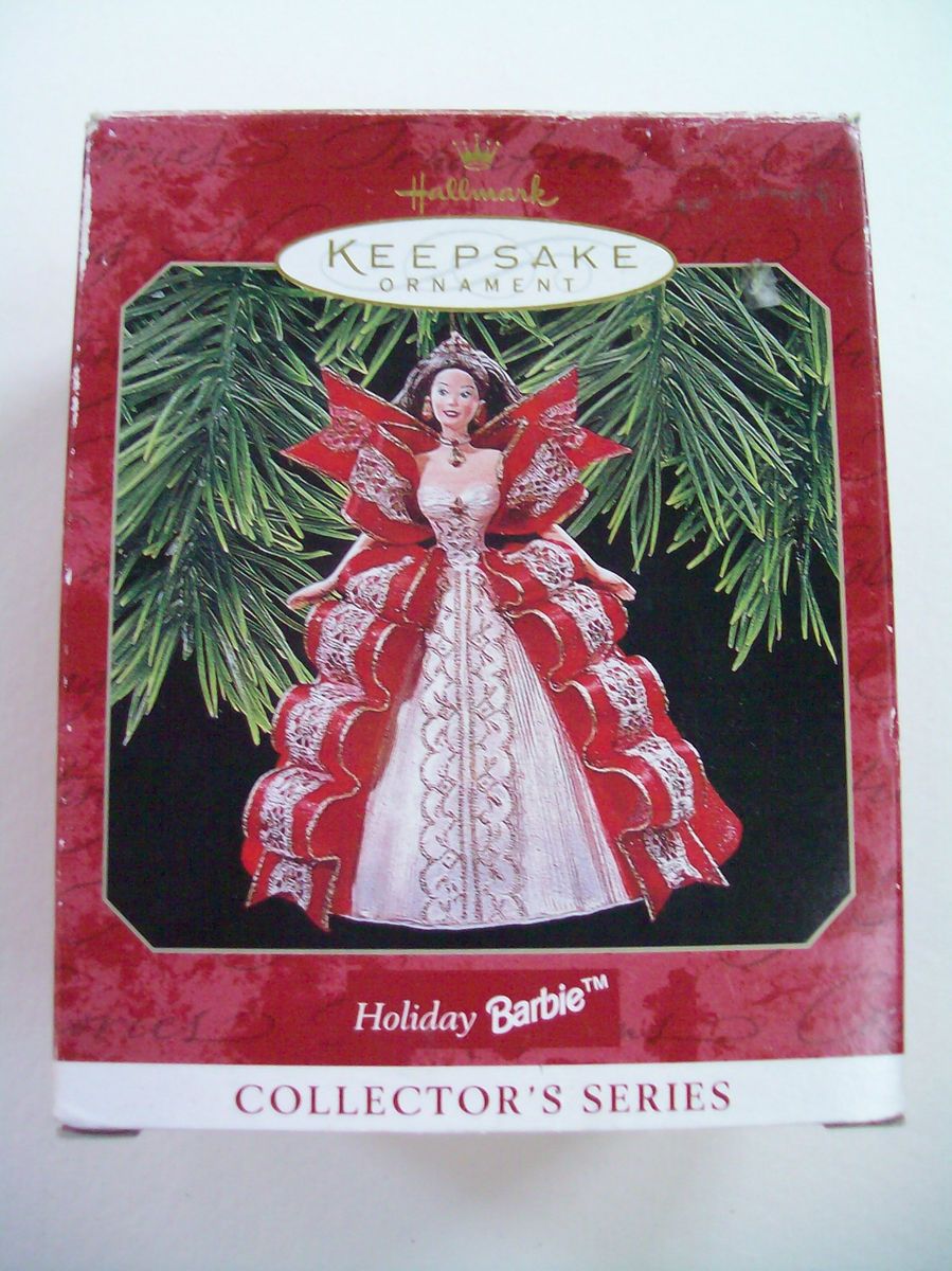 1997 Hallmark Holiday Barbie Keepsake Ornament Mint in Box