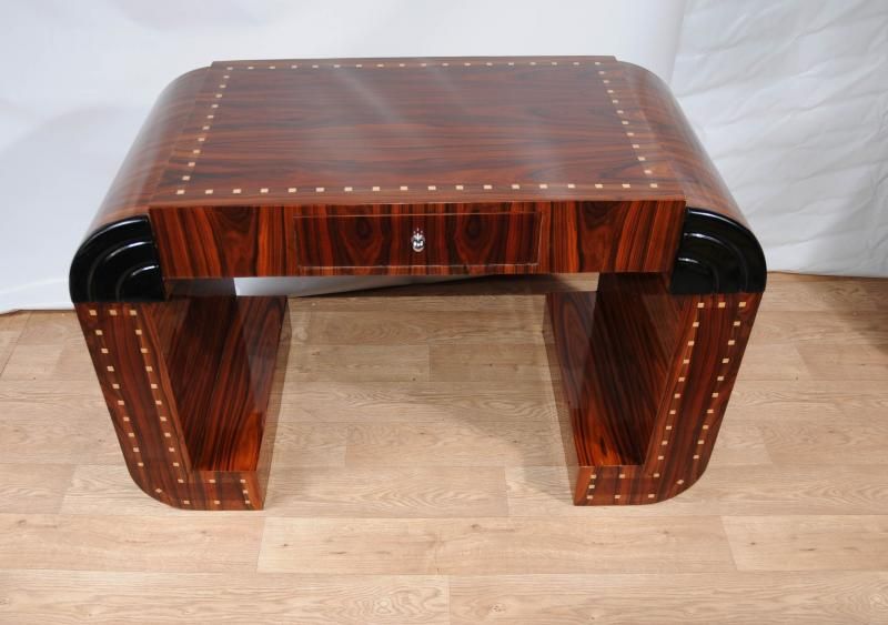 Art Deco Desk Writing Console Table Vintage 1920s Furniture