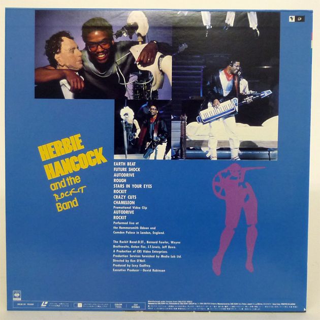 japan laserdisc herbie hancock and the rock it band