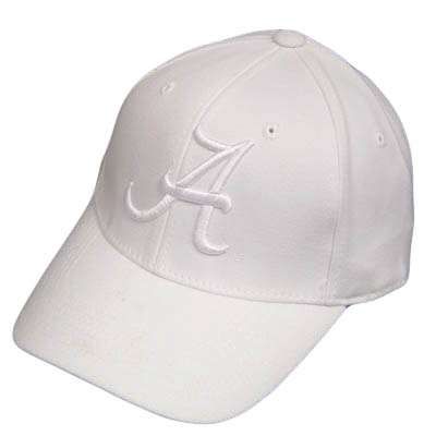 NCAA Flex Fit Hat Cap Alabama Crimson Tide White