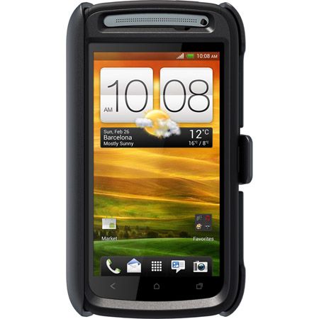  100% AUTHENTIC Otterbox Defender HTC One S Black Color Retail packing