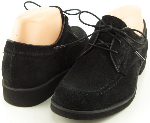 Hush Puppies Lifetime Black Suede Womens Shoes Lace Up Oxfords 6 EUR