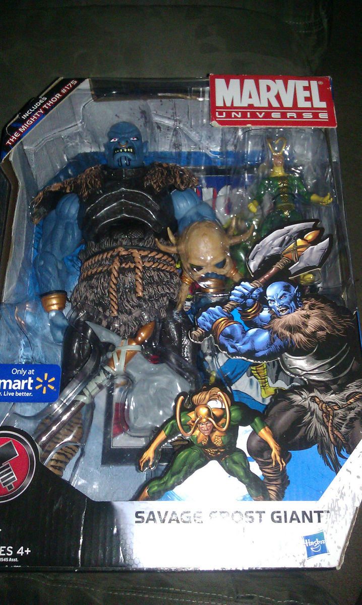 Marvel Universe Savage Frost Giant and Loki Wal Mart Exclusive