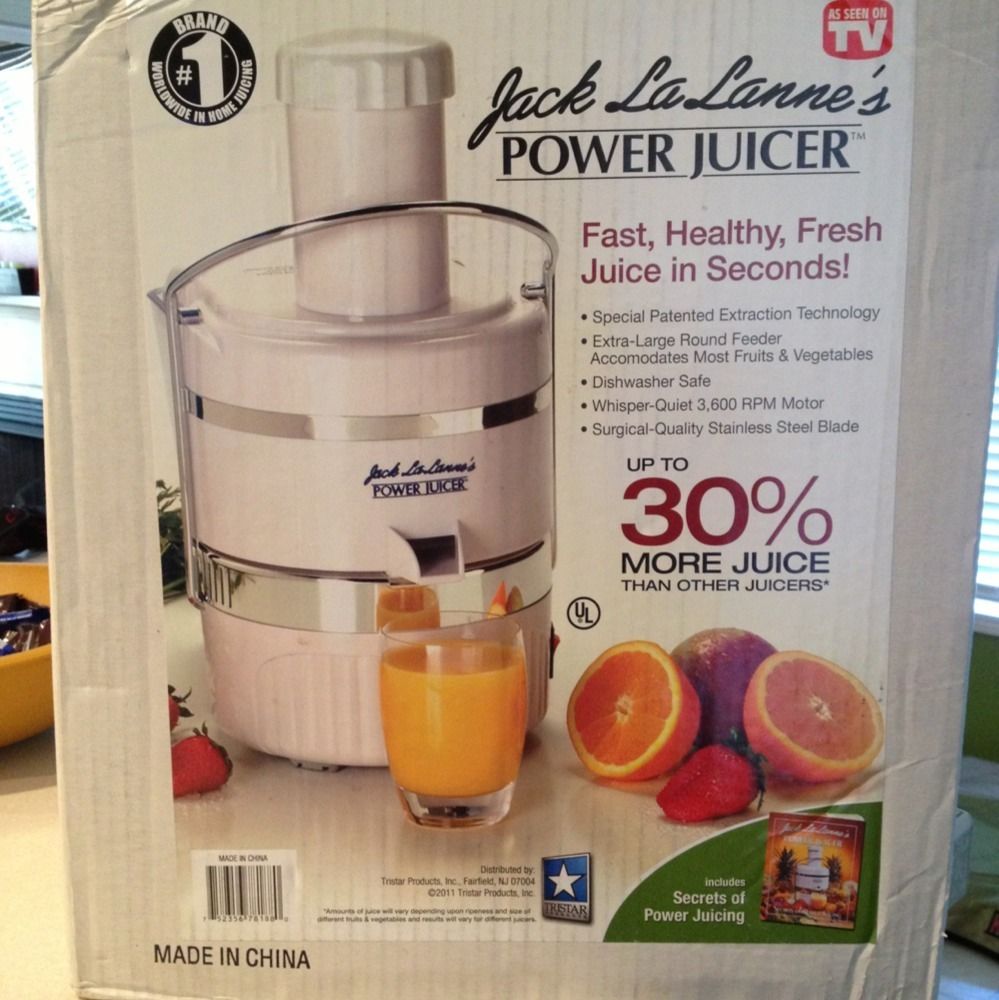 Jack Lalanne Power Juicer New in Box