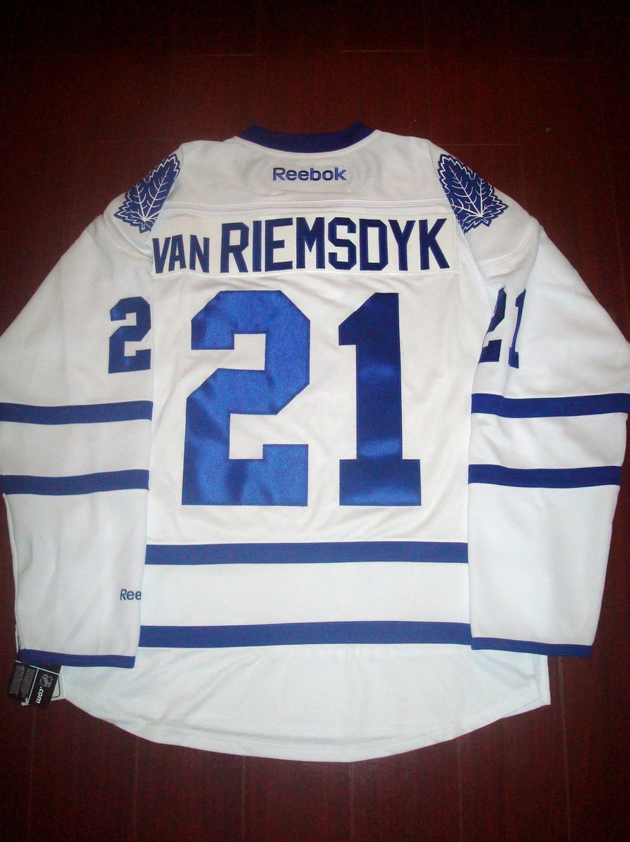 James van Riemsdyk RBK Premier Toronto Maple Leafs Away Jersey Size