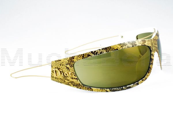 Christian Dior Sunglasses Colourfull H3XTZ Gold Python Sport