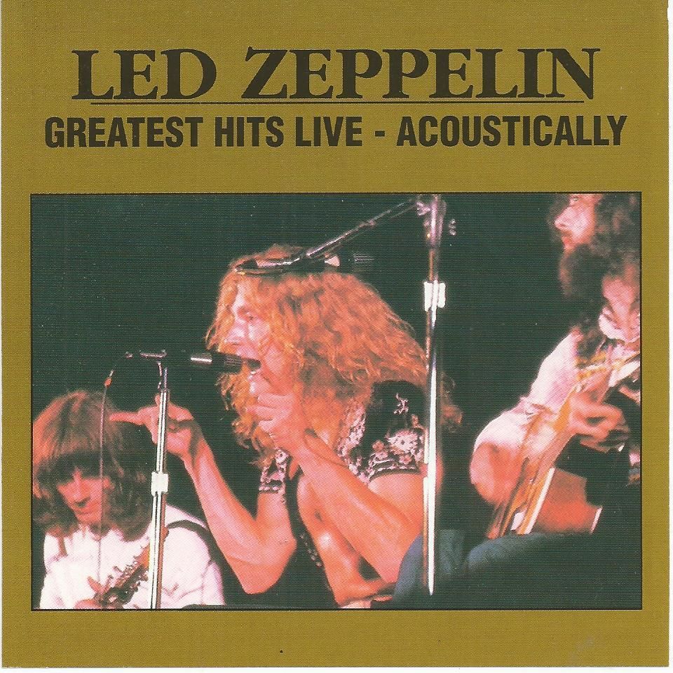  Zeppelin Live Acoustically CD 1995 Jimmy Page Robert Plant John Bonham