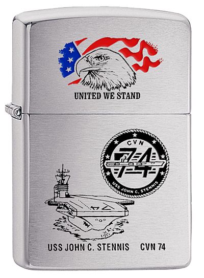 USS John C STENNIS CVN 74 Zippo United We Stand