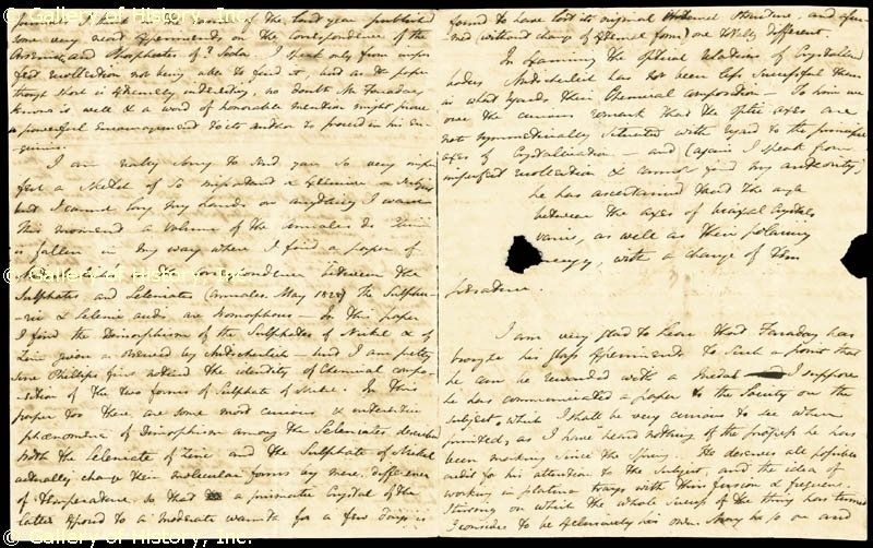 John F w Herschel Autograph Letter Signed 11 24 1829  