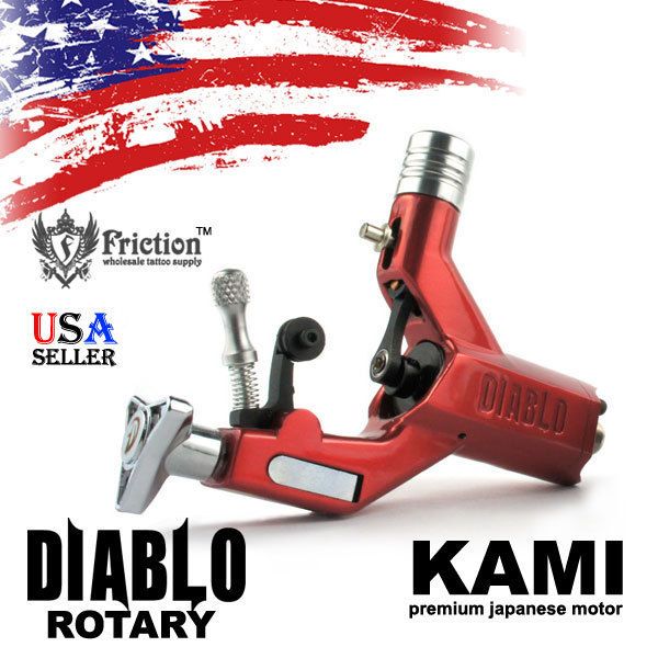 Diablo Kami Japan Motor Adjustable Rotary tattoo Machine Lifetime