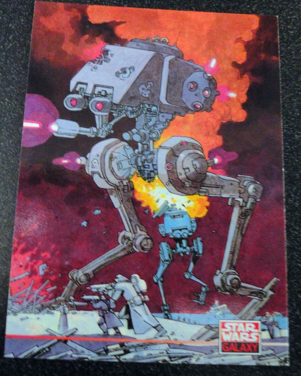 At St Imperial Walker Star Wars Galaxy 2 Card 256 Kevin ONeill