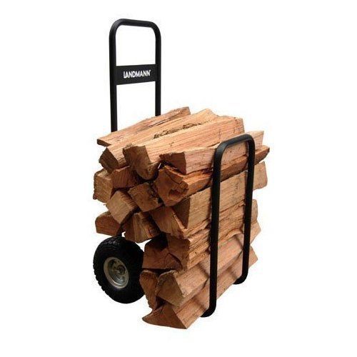 Landmann Fireplace Firewood Wood Log Rack Caddy Stackable Transport w