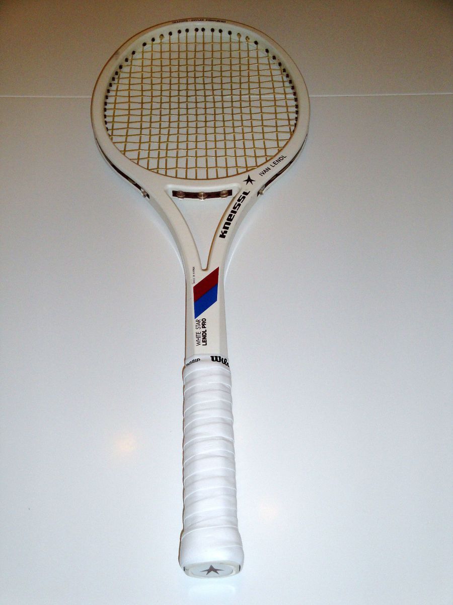 Kneissl Ivan Lendl White Star Lendl Pro Tennis Racket Racquet RARE 4 1