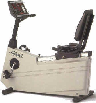 Life Fitness Lifecycle 5500R Recumbent Exercise Bike