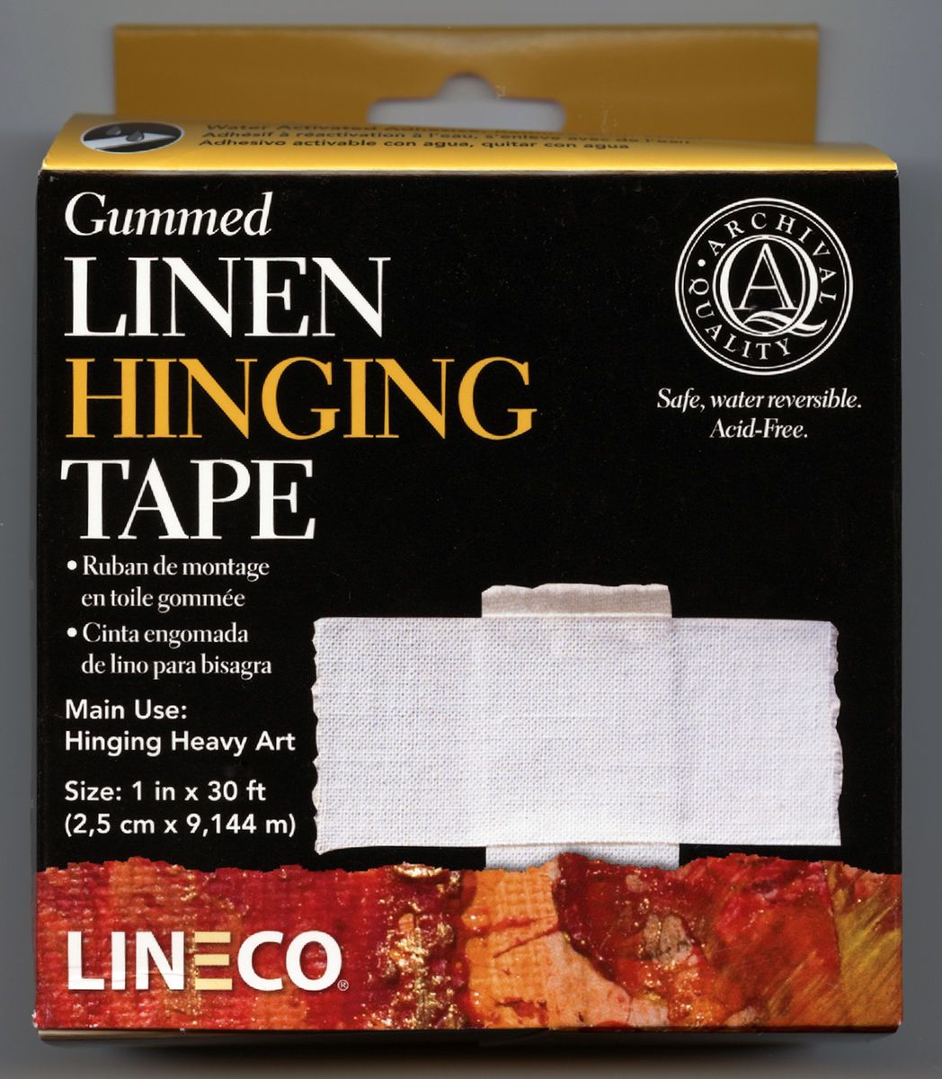 Lineco GUMMED Linen Hinging Tape 1 X 30 Ft Acid Free Strong Heavy Duty