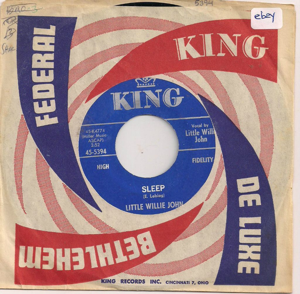 Little Willie John Sleep B w Theres A Difference 45 Original