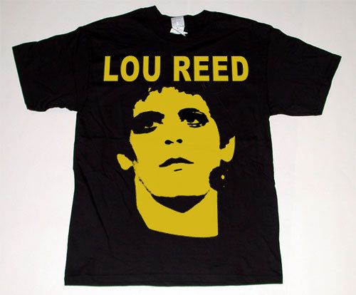 Lou Reed T Shirt Sz Med Rock Animal Velvet Underground