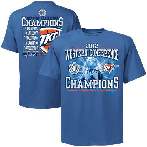 OKC Thunder 2012 NBA Western Conference Champions T Shirt