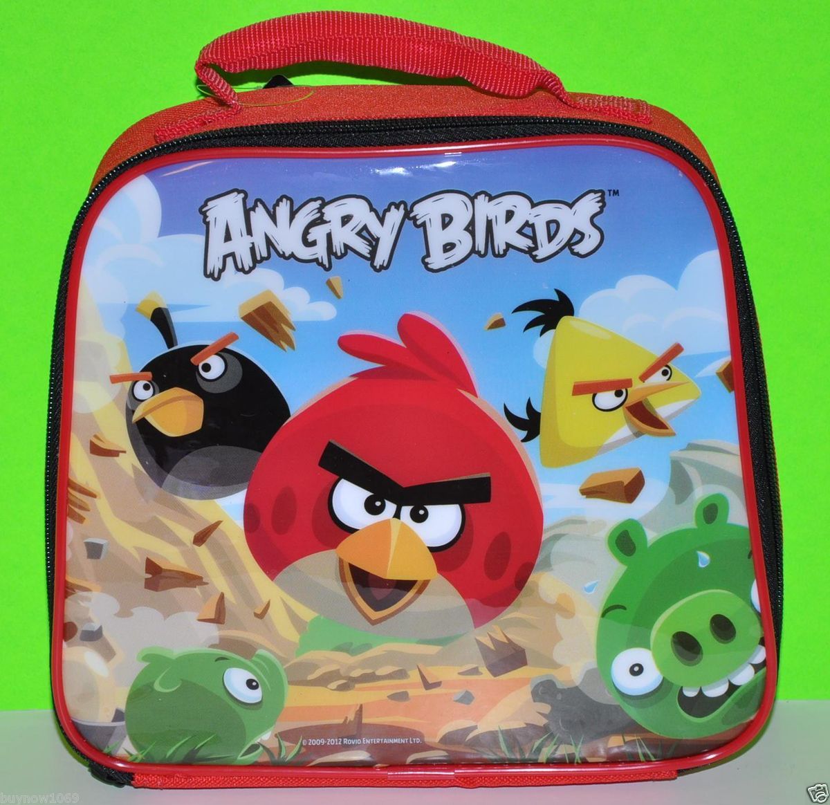 Angry Birds Lunch Bag Lunch Box Insulated Lunch Tote Bag Rovio Bag Red