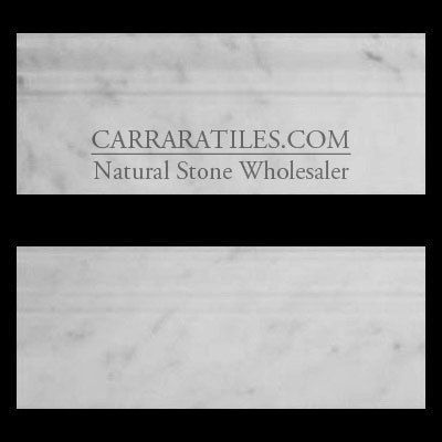 Bianco Carrera Polished Carrara Marble 3 4 Baseboard Molding