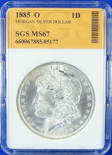 1885 O Morgan Silver Dollar BU Gem Uncirculated 6705177