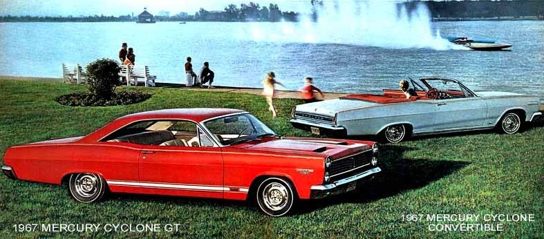1967 Mercury Cyclone GT and Convertible Magnet